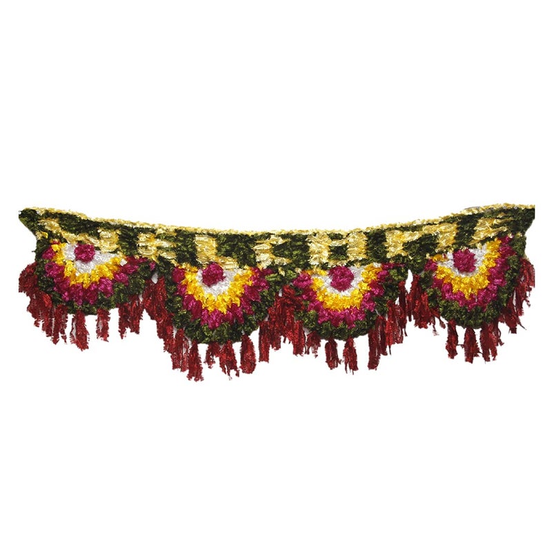 Ecommall Toran Bandarwal for Door Entrance Wall Hanging Main Door Latest Welcome Toran Home Dcor Temple Office Diwali Decoration 36 Inch3 Feet - Image 2