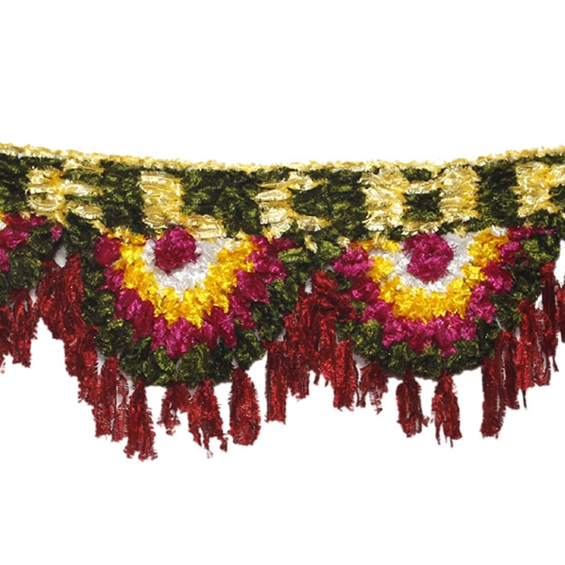 Ecommall Toran Bandarwal for Door Entrance Wall Hanging Main Door Latest Welcome Toran Home Dcor Temple Office Diwali Decoration 36 Inch3 Feet - Image 4