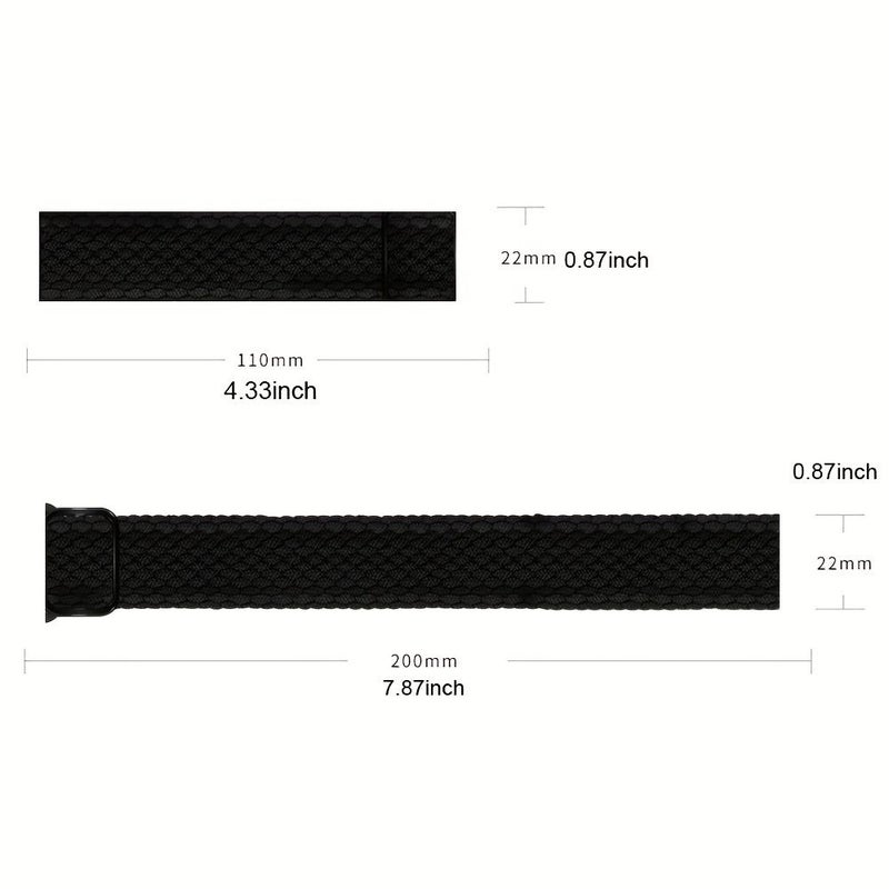 4 عبوات من أحزمة النايلون المرنة لساعة Apple Watch 38mm 40mm 41mm 42mm السلسلة 10 11 - Image 2
