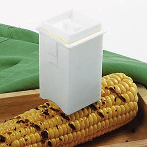 Norpro Butter Your Corn Set with Jumbo Corn Cob Holders (for 8) and Norpro Butter Spreader - Image 3