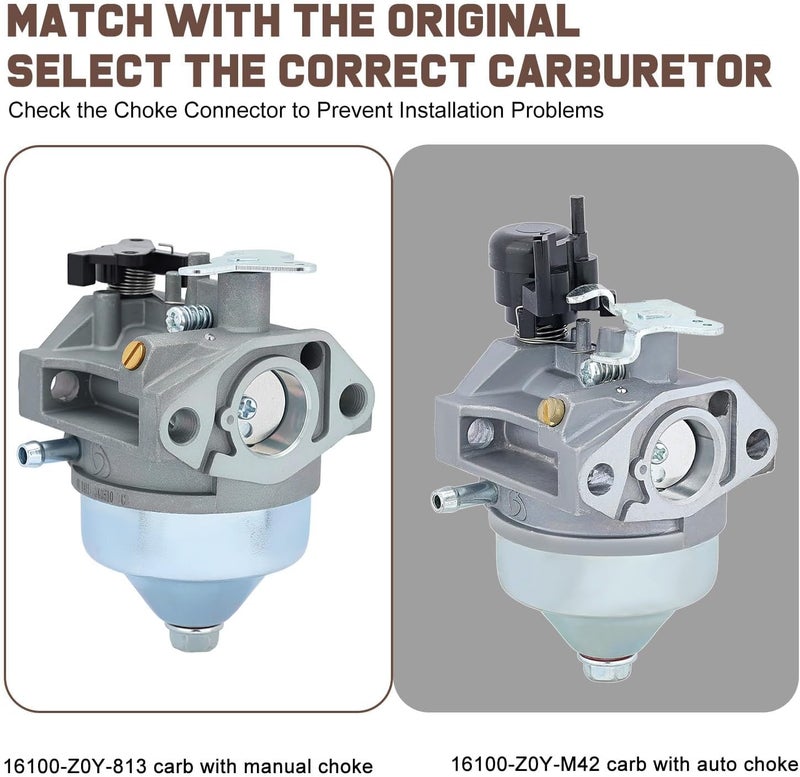 Kizut GCV190 Carburetor Kit for Honda GC190 GCV190 GCV190A GV190LA Engine - Image 5