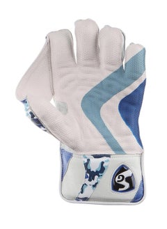 SG Supakeep Wicket Keeping Gloves | Size: Junior | Material:  Leather/Rubber | For Men & Boys | Padded | Towel lining in the cuffs | White padded towel lining in Cuffs | Premium Quality  - Image 2