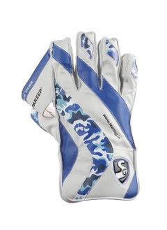 SG Supakeep Wicket Keeping Gloves | Size: Junior | Material:  Leather/Rubber | For Men & Boys | Padded | Towel lining in the cuffs | White padded towel lining in Cuffs | Premium Quality  - Image 3