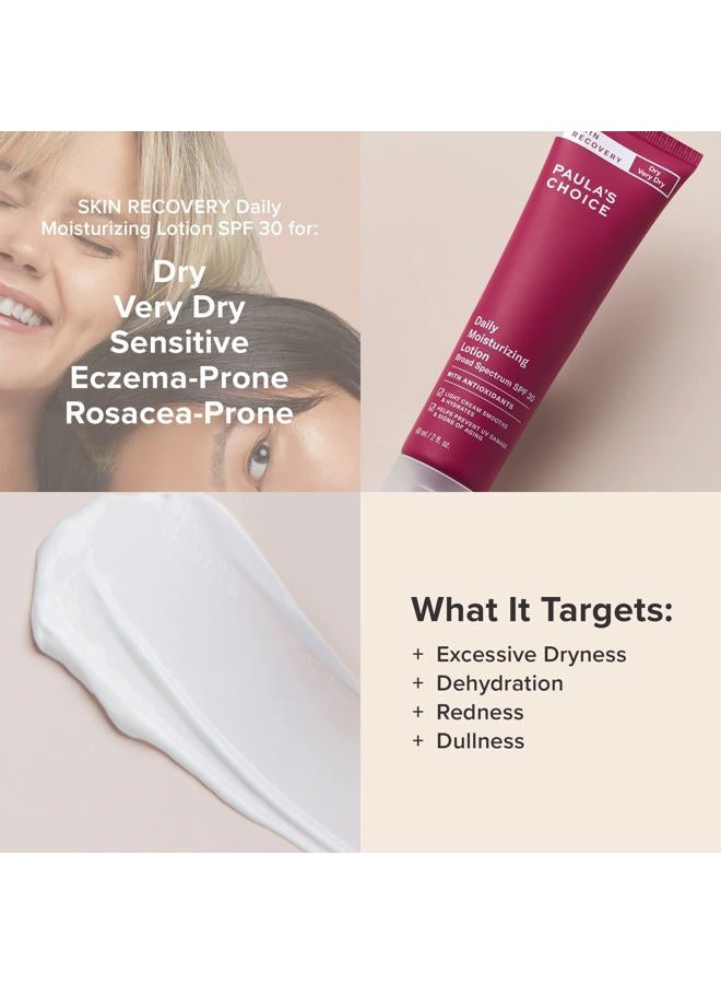 PAULA'S CHOICE SKIN RECOVERY Daily Moisturizing Lotion SPF 30 Mineral Sunscreen, 2 Ounce Bottle Moisturizing Sunscreen for Dry and Sensitive Facial Skin - Image 4