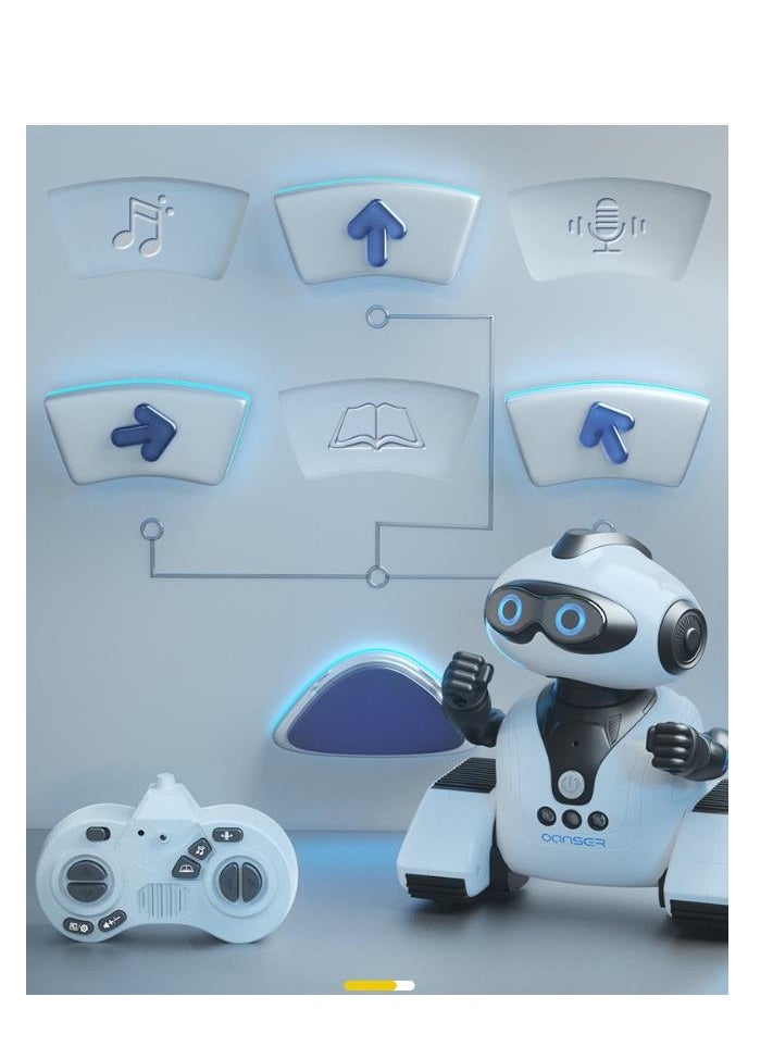 JJRC - Children's Puzzle Education Remote Control Electric Robot Intelligent Interactive Dance Song Programming Toy - Image 1