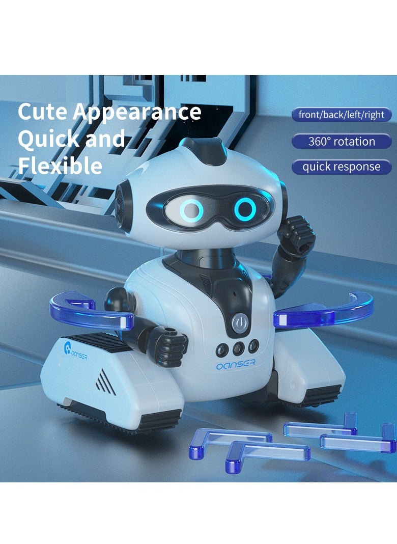 JJRC - Children's Puzzle Education Remote Control Electric Robot Intelligent Interactive Dance Song Programming Toy - Image 1