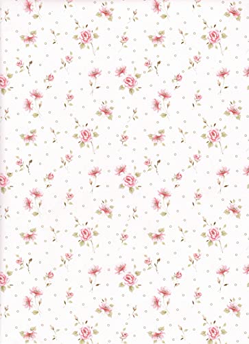 arkamii Premium Wrapping Paper Set of 4 Sheets Size 34 x 25 inch mini rose 189237 - Image 2