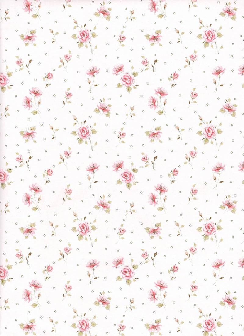 arkamii Premium Wrapping Paper Set of 4 Sheets Size 34 x 25 inch mini rose 189237 - Image 3