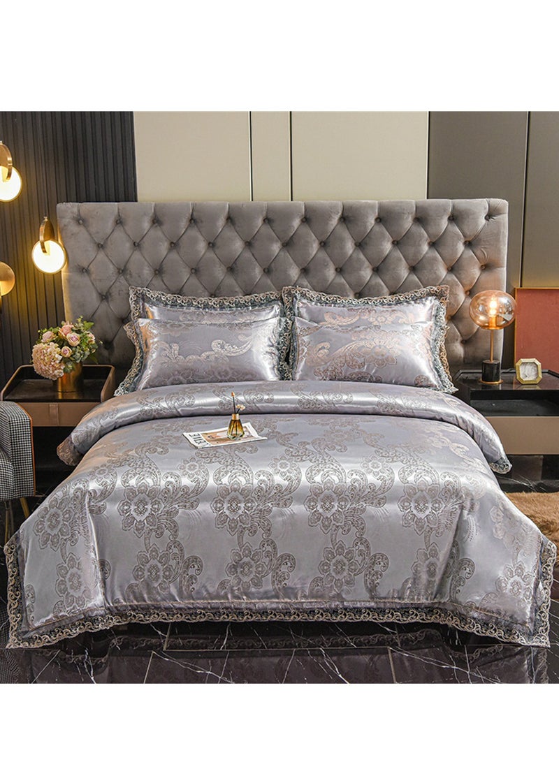 4pcs bedding set 2 pillowcases 1 quilt cover 1 bed sheet four-piece set with creative and fashionable styling - Image 2