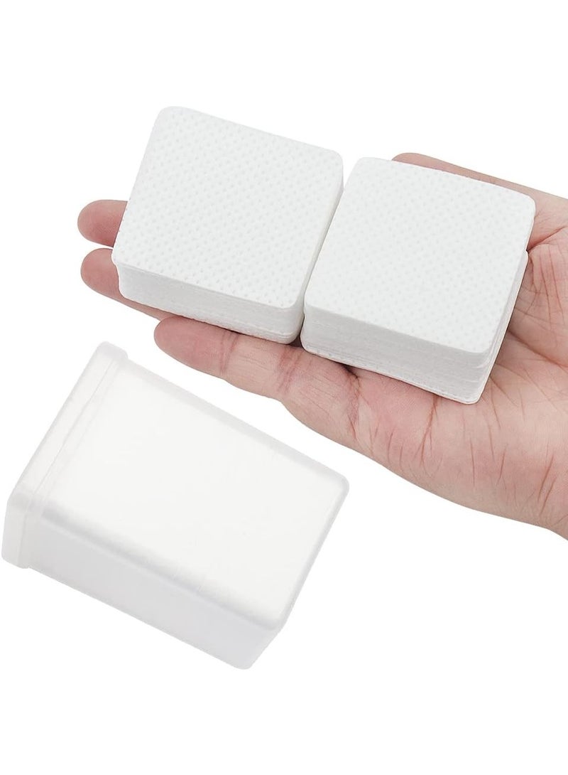 200 PCS Lash Extension Wipes, Lint-Free Non-Woven Removal Tool for Eyelash Extension Glue & Nail Polish Remover Wipes (White) - Image 5