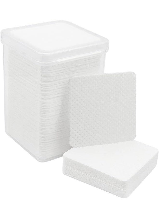 200 PCS Lash Extension Wipes, Lint-Free Non-Woven Removal Tool for Eyelash Extension Glue & Nail Polish Remover Wipes (White) - Image 1