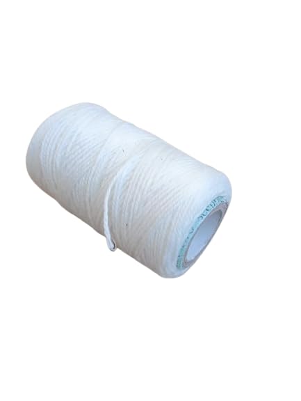 Hookcart Cotton Yarn Thread Unbreakable for Flower Garland Making and Other Crafts, White, Pack of 5 - Image 5