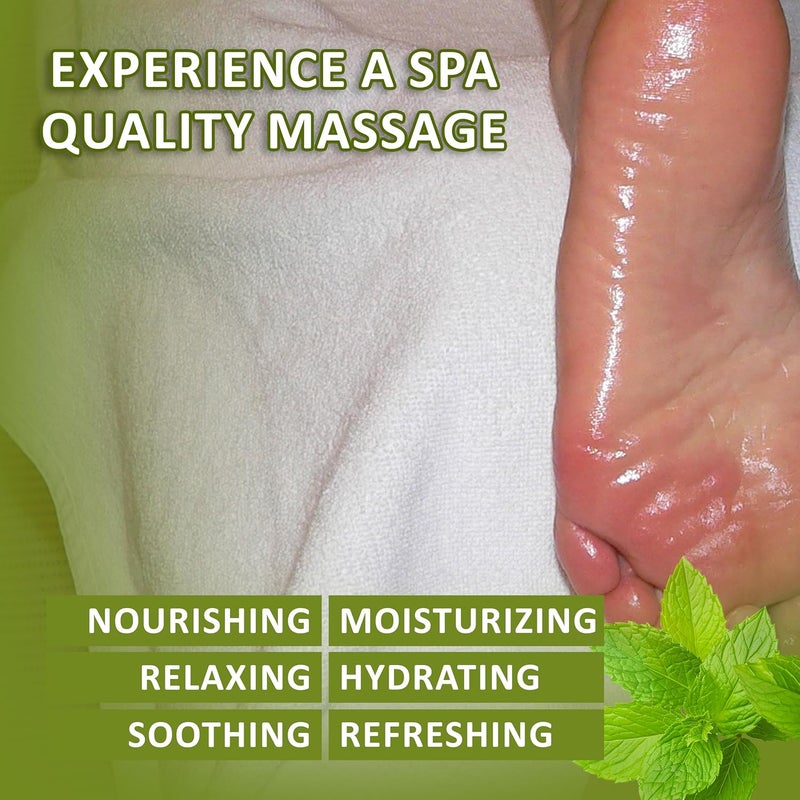 ECOLYTE+ La Parisienne Professional Body Massage Oil with Mint - 500 ml for Enhanced Circulation and Stress Relief - Image 5