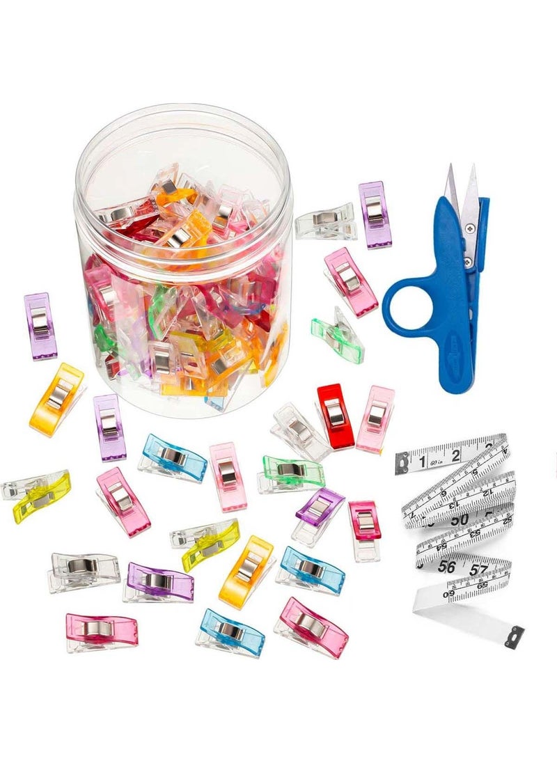 Hodbehod Sewing Embroidery Fabric Paper Plastic Clip Holder Pegs 60 Pcs 