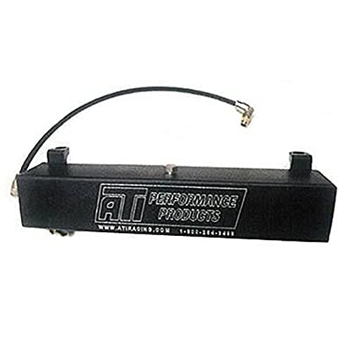 ATI Performance Products Overflow Tank, Pro-X, Transmission Fluid, 1 L, 10 x 2 x 2 in Rectangular, 1/8 in NPT Female Inlet, Aluminum, Black Powder Coat, Powerglide, Kit - Image 2