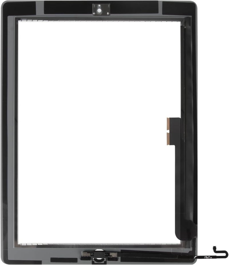 SRJTEK for iPad 4 Screen Replacement- Touch Screen for iPad 4 4th Gen A1458 A1459 A1460 Digitizer Glass Sensor Assembly Repair Parts Kits,Include Home Button,Adhesive,Tempered Glass Black - Image 3