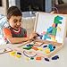 MindWare Imagination Magnets Wooden Pattern Blocks Set Imaginative Play with magentic Shapes in a Carrying case 42 Magnetic Solid Wooden Blocks 50 FullColor Laminated Puzzles - Image 4