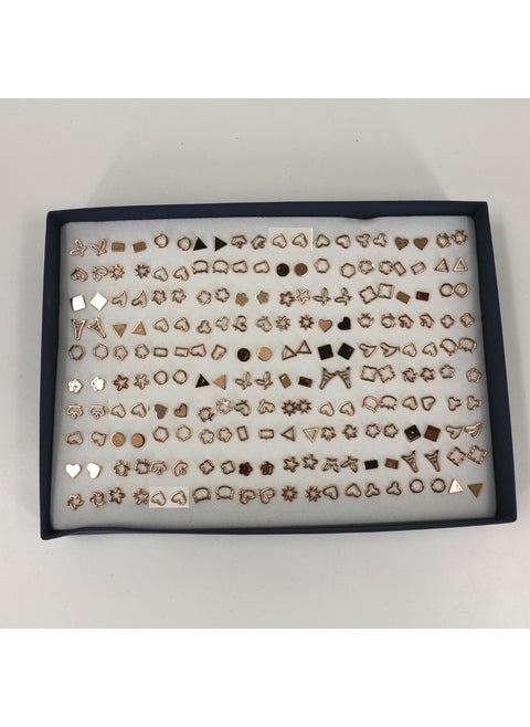 Bulk Mini Geometric Stud Earrings 100 Pairs8035 geometric gold random mixed glue needle 100 pairs/box 8035 geometric gold random mixed glue needle 100 pairs/box