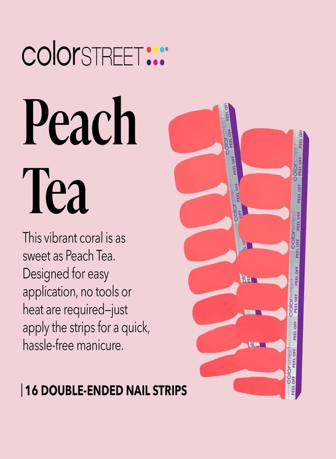 Color Street Peach Tea Nail Strips - Image 2