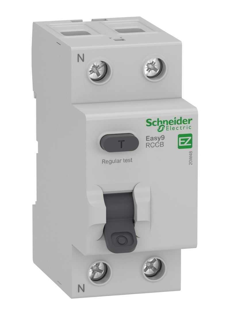 Schneider Electric EZ9R56240 Easy9 Residual Current Circuit Breaker 
