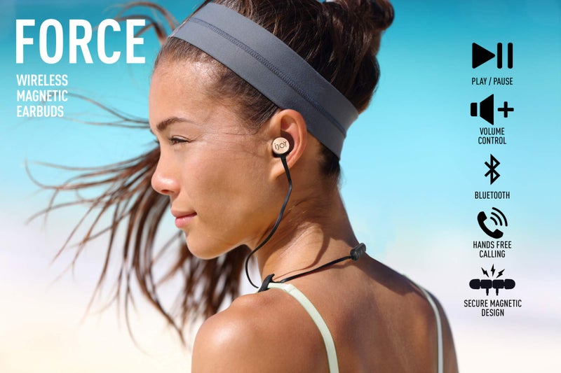 iJoy Bluetooth Wireless Sport Earbuds IPX4 Sweatproof Sport Headphones with Microphone, Noise Cancelling Earphones, Noise Cancelling Headset for Workout, Running, Gym - Image 5
