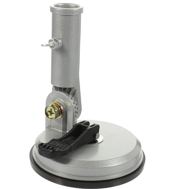 Rotatable Off Road Vehicle Flagpole Bracket Universal Suction Mount Base For SUV Trucks Outdoor Flag Display Black - Image 2