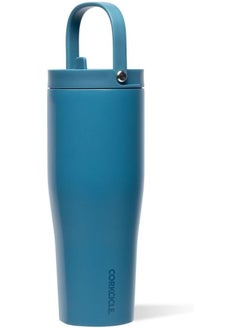 CORKCICLE Corkcicle Go Cup XL Insulated Tumbler with Lid and Straw, North Shore, 30 oz – Reusable Water Bottle Keeps Beverages Cold for 12hrs – Cupholder Friendly Tumbler, Leak-Proof Design  - Image 1