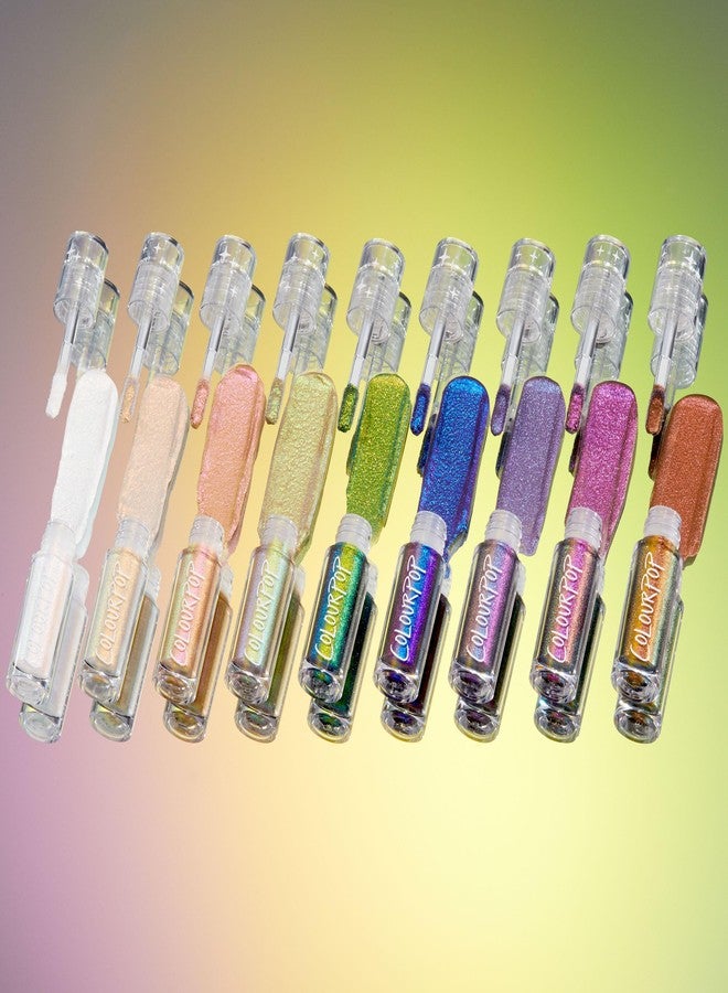 ColourPop Chrome Liquid Eyeshadow - Color-Shifting Chrome Eyeshadow with Long-Lasting & Ultra-Pigmented Formula - Beetle (0.05 oz) - Image 5