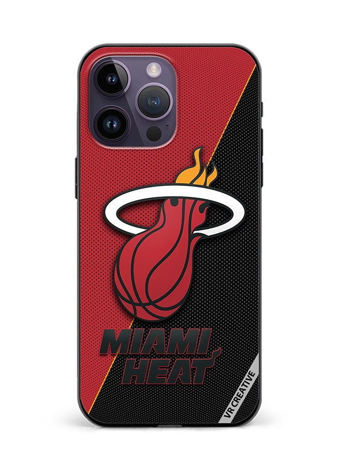 VR CREATIVE Protective Case Cover For Apple iPhone 16 Pro Max Miami Heat Design Multicolour
