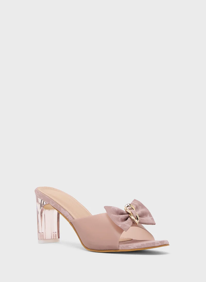 بيتك ستيبس High Heeled Sandal With Bow