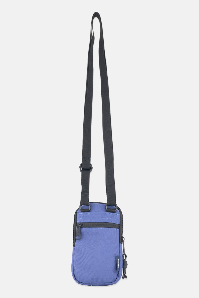 Reebok Men Brand Logo Dexter Crossbody Mobile Phone Bag, Navy  - Image 2