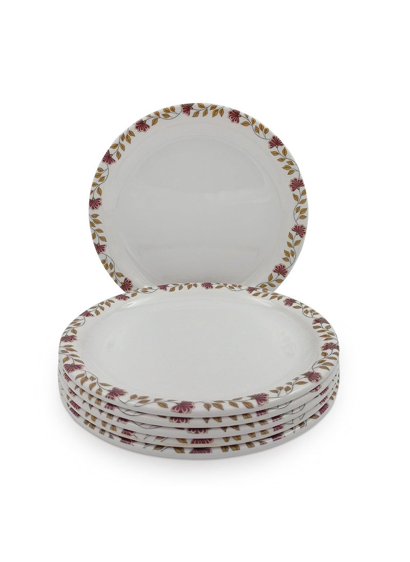 Superware Superware | Pure Melamine | Small Plate Set – Garden Flower 7.5” (6 nos.) | Stain Free, Glazed Finish  - Image 1