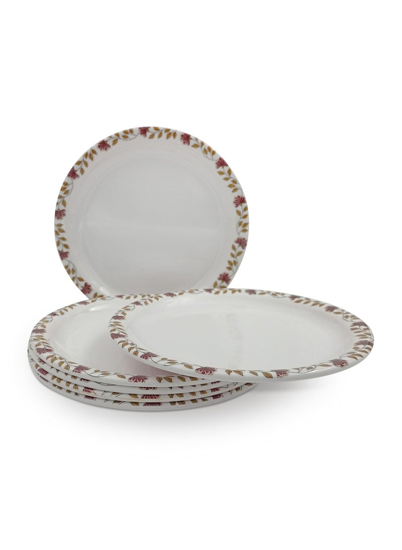 Superware Superware | Pure Melamine | Small Plate Set – Garden Flower 7.5” (6 nos.) | Stain Free, Glazed Finish  - Image 5
