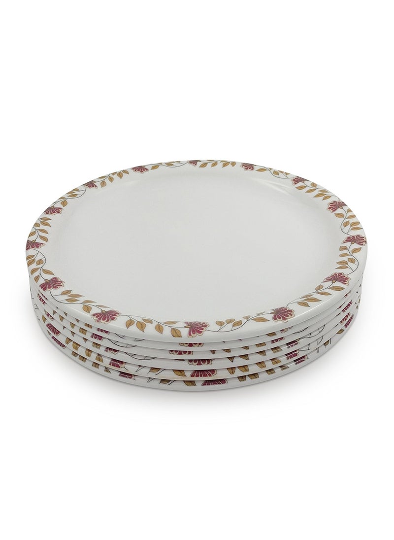 Superware Superware | Pure Melamine | Small Plate Set – Garden Flower 7.5” (6 nos.) | Stain Free, Glazed Finish  - Image 2