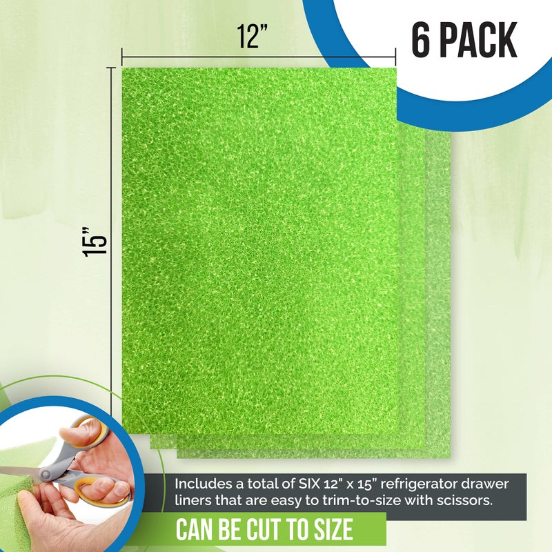Dualplex Fruit & Veggie Life Extender Drawer Liner - Refrigerator Liners, Refrigerator Organizers and Storage, Fridge Liners for Refrigerator Shelf Liners, Refrigerator Liners for Shelves, Fridge Shelf Liners - Image 3