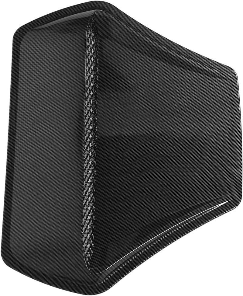 Long term heavy use compatible Tbest Car Hood Air Vent Cover Heat Resistance Bonnet Outlet Trim Replacement for Lancer Evolution X EVO 10 Ralliart 2008 2015 Universal Fit ABS Material (Carbon Fiber Pattern) High strength upgraded material - Image 5