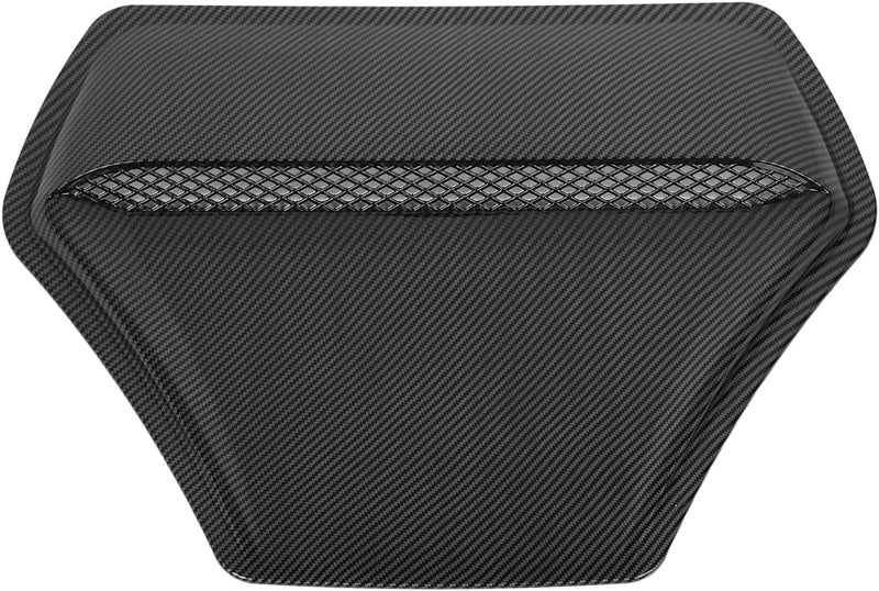 Long term heavy use compatible Tbest Car Hood Air Vent Cover Heat Resistance Bonnet Outlet Trim Replacement for Lancer Evolution X EVO 10 Ralliart 2008 2015 Universal Fit ABS Material (Carbon Fiber Pattern) High strength upgraded material - Image 1
