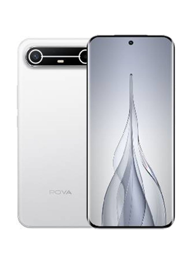 TECNO POVA Slim 5G Dual SIM Slim White 8GB RAM 256GB 5G - Middle East Version - Image 1