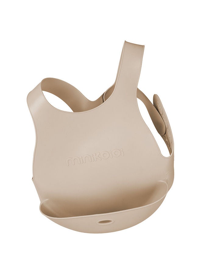 Minikoioi Flexi Baby Bib - Bubble Beige