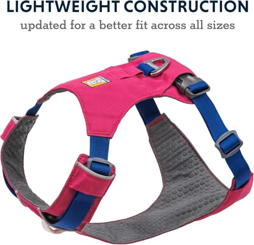 Ruffwear, Hi & Light, Everyday Lightweight Dog Harness, Trail Running, Walking, Hiking, All-Day Wear, Alpenglow Pink, Medium - Image 4
