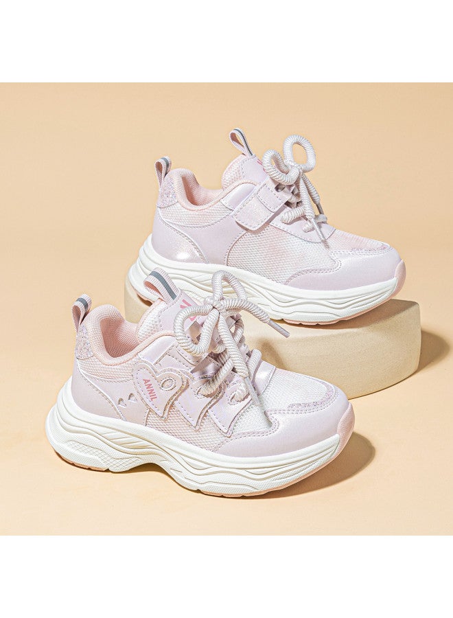 Annil Campus Sneakers Summer 2025 Girls' Shoes Big Kids Breathable Mesh Sports Shoes Children's Running Shoes - Image 5