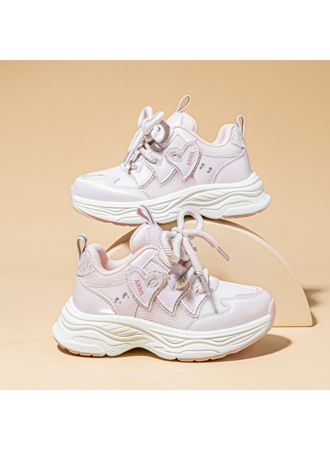 Annil Campus Sneakers Summer 2025 Girls' Shoes Big Kids Breathable Mesh Sports Shoes Children's Running Shoes - Image 4