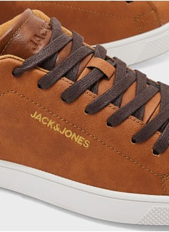 JACK & JONES JFWBOSS lace up pu sneakers  - Image 5