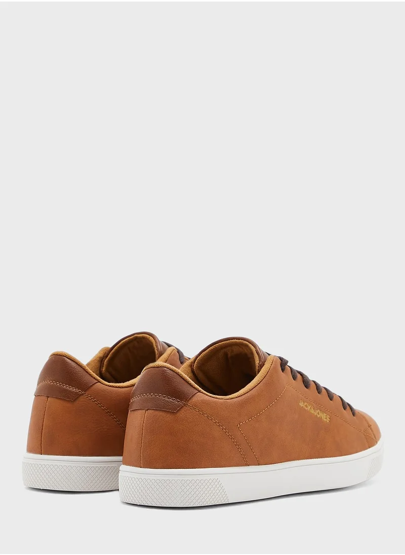 JACK & JONES JFWBOSS lace up pu sneakers