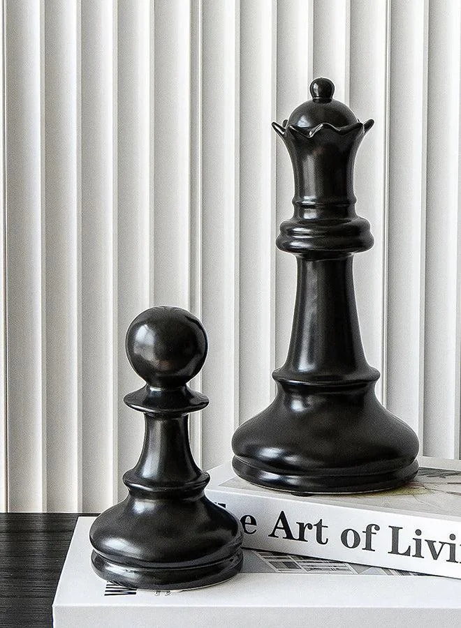 KNOT HOME Stefano Arneson Ceramic Figures (2pcs) Knot Home Designer Accessory for Bedroom Living Dining Room Office Area Décor