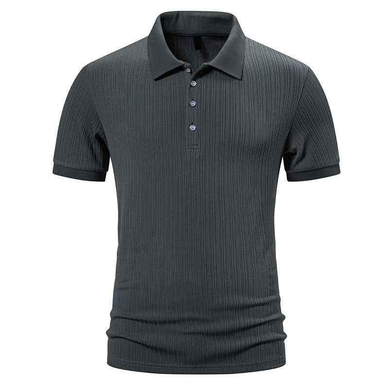 Men'S New Pit Lapel Short Sleeve T-Shirt 030P35 - Image 1