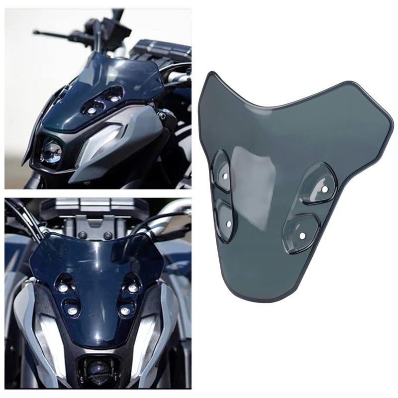 MT07 2025 Windshield Protection Cover Windscreen Deflector fits for MT07 MT 07 MT07 2021 2022 2023 2024 2025Black