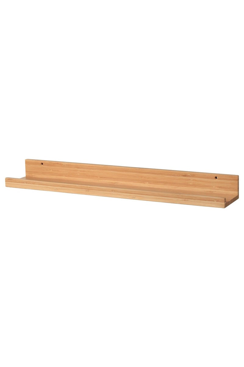 Picture ledge, bamboo, 55 cm - Image 1