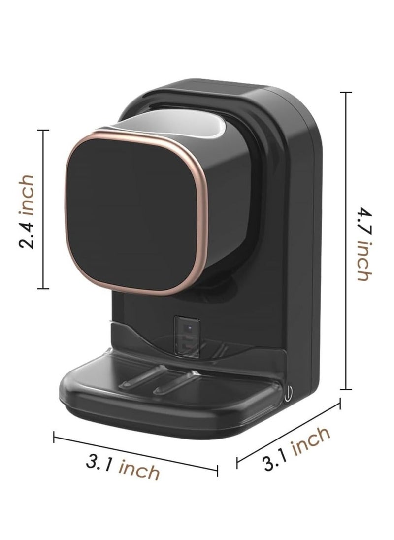 Generic - Automatic Toothpaste Dispenser with Sensor, Toothpaste Squeezer, Wall Mounted Toothpaste Dispenser for Kids (Black) - Image 1