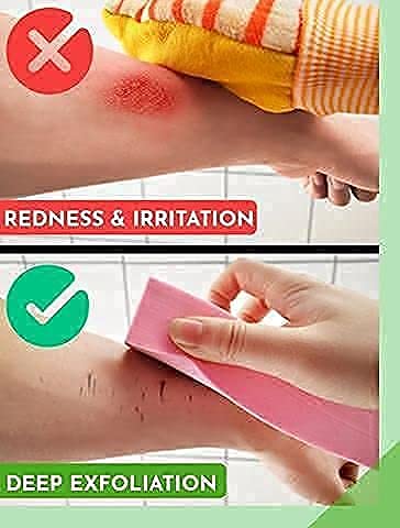 Peritwinkle Peritwinkle Ultra Soft Exfoliating SpongeAsian Bath Sponge For ShowerJapanese Spa Cellulite MassagerDead Skin Remover Sponge For BodyFace Scrubber multiclour Pack of 2  - Image 3